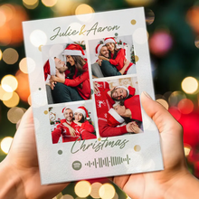 Carica l'immagine nel visualizzatore di Gallery, Targa "Merry Christmas" con codice spotify 10x15cm personalizzabile