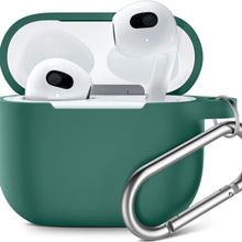 Carica l'immagine nel visualizzatore di Gallery, Custodia verde militare Airpods pro bluetooth con gancio