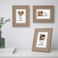 Carica l'immagine nel visualizzatore di Gallery, Quadro marrone con codice spotify e foto personalizzabile 13x18cm