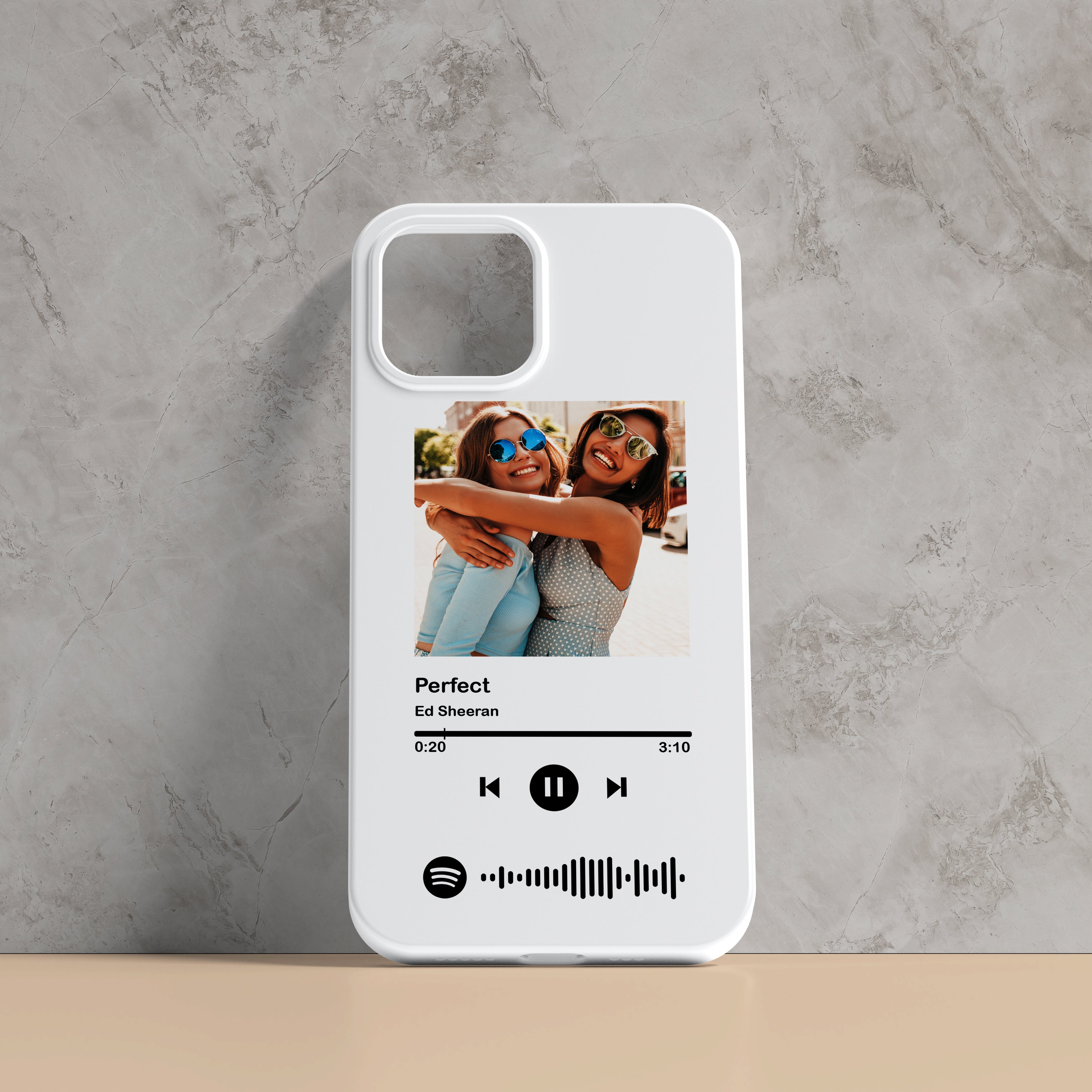 NC - Custodia morbida personalizzata per iPhone 11 con codice Spotify, cover per telefono musicale personalizzata con foto e testi, custodia protettiva in TPU trasparente NC - Custodia morbida personalizzata per iPhone 11 con codice Spotify, cover per telefono musicale personalizzata con foto e testi, custodia protettiva in TPU trasparente