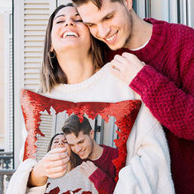 Carica l'immagine nel visualizzatore di Gallery, Cuscino Pailletes Rosso personalizzabile