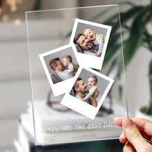 Carica l'immagine nel visualizzatore di Gallery, Targa 10cm x 15cm con dedica e foto polaroid personalizzabili
