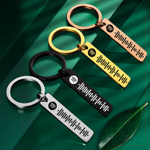 Carica l'immagine nel visualizzatore di Gallery, Portachiavi RoseGold con codice Spotify personalizzabile