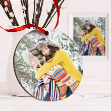 Carica l'immagine nel visualizzatore di Gallery, Decoro natalizio con foto personalizzabile