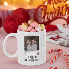 Carica l'immagine nel visualizzatore di Gallery, Tazza con codice spotify e foto personalizzabile