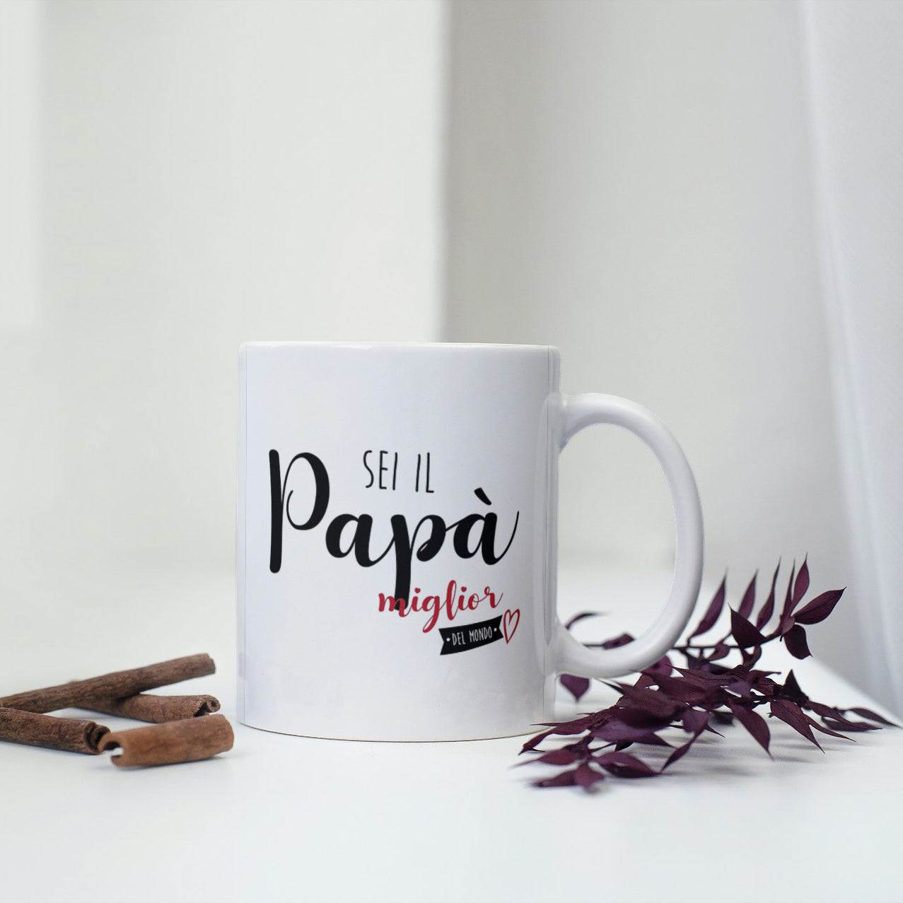 Tazza personalizzata Papà migliore del mondo –