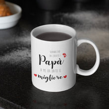 Carica l'immagine nel visualizzatore di Gallery, Tazza personalizzata "Papà migliore"
