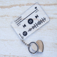 Carica l'immagine nel visualizzatore di Gallery, Portachiavi con codice Spotify personalizzabile 8,5cm x 8,5cm