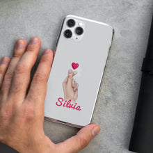 Carica l'immagine nel visualizzatore di Gallery, Cover protection "Hand" con nome personalizzabile
