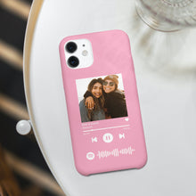 Carica l'immagine nel visualizzatore di Gallery, Cover rosa con codice spotify e foto personalizzabile