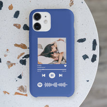 Carica l'immagine nel visualizzatore di Gallery, Cover Blu con codice spotify e foto personalizzabile