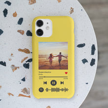 Carica l'immagine nel visualizzatore di Gallery, Cover gialla con codice spotify e foto personalizzabile