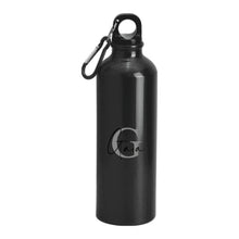 Carica l'immagine nel visualizzatore di Gallery, Borraccia termica nera 750ml con lettera e nome personalizzabile