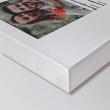 Carica l'immagine nel visualizzatore di Gallery, Tela in canvas con codice spotify e foto personalizzabile 70cm x 100cm