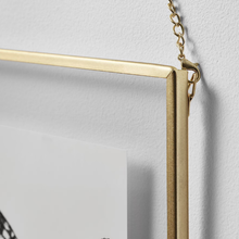 Carica l'immagine nel visualizzatore di Gallery, Quadro gold con foto personalizzabile 20x25cm