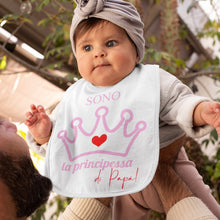 Carica l'immagine nel visualizzatore di Gallery, Bavaglino "Principessa di Papà"