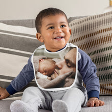 Carica l'immagine nel visualizzatore di Gallery, Bavaglino con foto personalizzabile