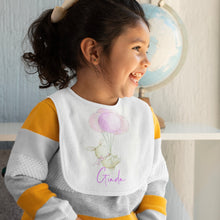 Carica l'immagine nel visualizzatore di Gallery, Bavaglino "Coniglietto" con nome personalizzabile