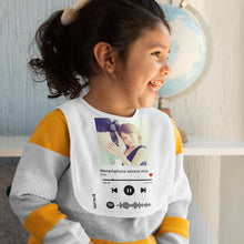 Carica l'immagine nel visualizzatore di Gallery, Bavaglino con codice spotify e foto personalizzabile