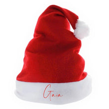 Carica l'immagine nel visualizzatore di Gallery, Cappello di Natale in feltro con nome o dedica personalizzabile