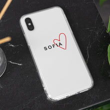 Carica l'immagine nel visualizzatore di Gallery, Cover protection Heart&Name personalizzabile