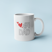 Carica l'immagine nel visualizzatore di Gallery, Tazza personalizzata "#1 DAD"