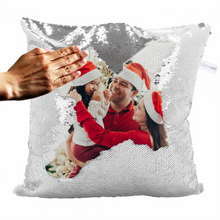 Carica l'immagine nel visualizzatore di Gallery, Cuscino Pailletes Silver personalizzabile