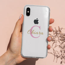 Carica l'immagine nel visualizzatore di Gallery, Cover protection con lettera e nome personalizzabile