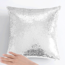 Carica l'immagine nel visualizzatore di Gallery, Cuscino Pailletes Silver personalizzabile
