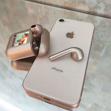 Carica l'immagine nel visualizzatore di Gallery, Cuffie Bluetooth RoseGold perlato con codice spotify e foto personalizzabile