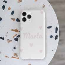 Carica l'immagine nel visualizzatore di Gallery, Cover "PinkHeart" con nome personalizzabile