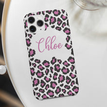 Carica l'immagine nel visualizzatore di Gallery, Cover protection "Leopard" con nome personalizzabile