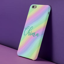 Carica l'immagine nel visualizzatore di Gallery, Cover protection "Rainbow" con nome personalizzabile