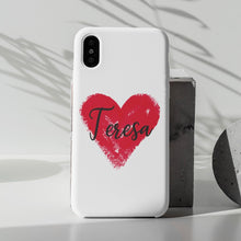 Carica l'immagine nel visualizzatore di Gallery, Cover colorata Heart&Name personalizzabile