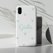 Carica l'immagine nel visualizzatore di Gallery, Cover "TiffanyHeart" con nome personalizzabile