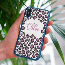 Carica l'immagine nel visualizzatore di Gallery, Cover protection "Leopard" con nome personalizzabile