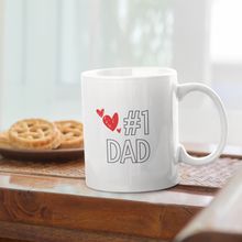 Carica l'immagine nel visualizzatore di Gallery, Tazza personalizzata "#1 DAD"