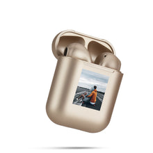 Carica l'immagine nel visualizzatore di Gallery, Cuffie bluetooth RoseGold perlato con foto personalizzabile