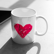 Carica l'immagine nel visualizzatore di Gallery, Tazza Mamma con cuore e nome personalizzabile