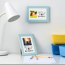 Carica l'immagine nel visualizzatore di Gallery, Quadro turchese con codice Spotify e foto personalizzabile 10x15cm