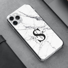 Carica l'immagine nel visualizzatore di Gallery, Cover protection "Marmo" con lettere personalizzabili