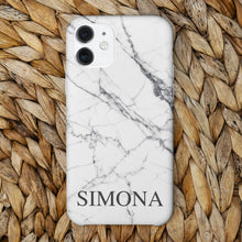 Carica l'immagine nel visualizzatore di Gallery, Cover protection "Marmo" con nome personalizzabile