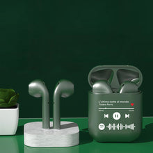 Carica l'immagine nel visualizzatore di Gallery, Cuffie Bluetooth verde perlato con codice spotify personalizzabile