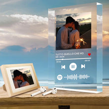 Carica l'immagine nel visualizzatore di Gallery, Targa Maxi con codice spotify e foto personalizzabile 15cm x 20cm