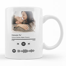 Carica l'immagine nel visualizzatore di Gallery, Tazza con codice spotify e foto personalizzabile