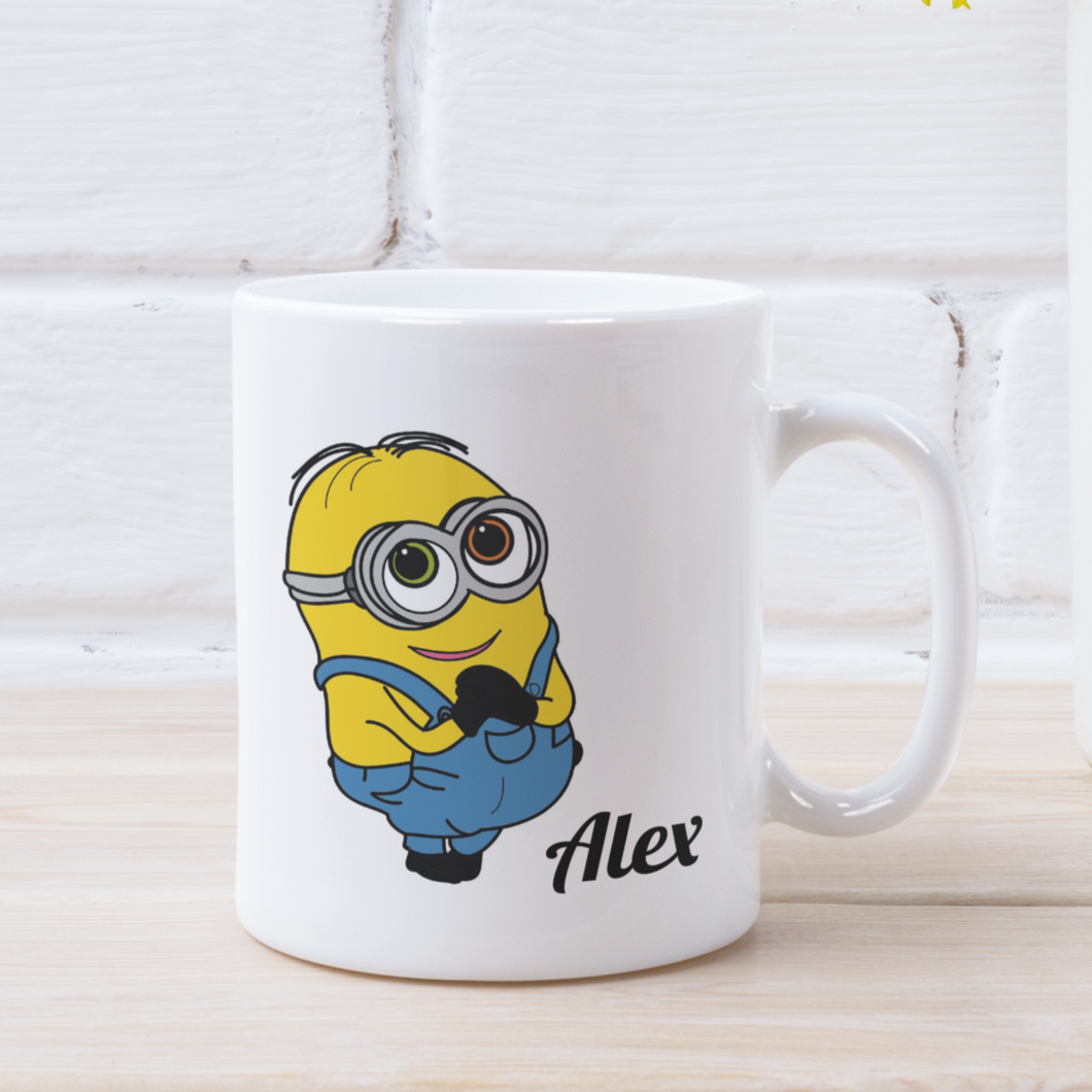 Tazza Minions con nome personalizzabile