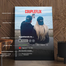 Carica l&#39;immagine nel visualizzatore di Gallery, Tela Netflix in canvas 100x150cm personalizzabile
