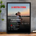 Quadro nero 20x30 Netflix personalizzabile