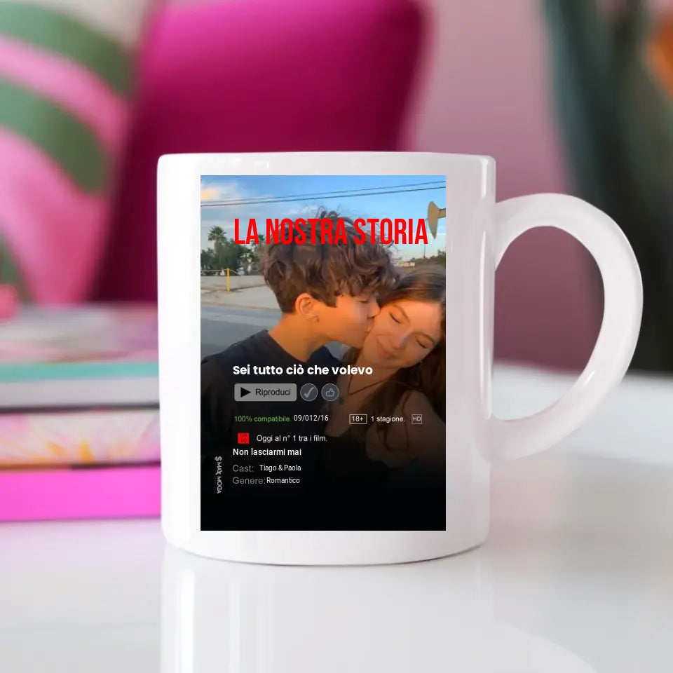 Tazza Netflix personalizzabile