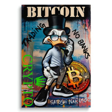 Carica l&#39;immagine nel visualizzatore di Gallery, Tela in canvas Bitcoin
